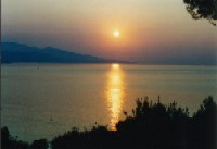 Sonnenaufgang am Mittelmeer