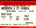 Aberdeen v St. Mirren