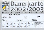 Dauerkarte 2002/03