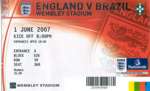 Wembley, 01.06.2007: England - Brasilien
