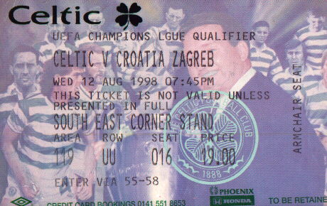 Celtic v. Croatia Zagreb